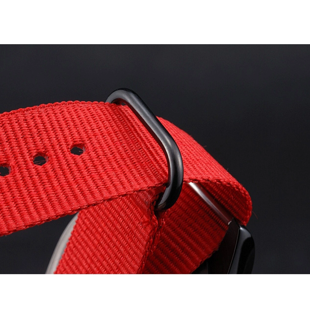 Aaa replica watch Strap Red Bamford 622002 Rolex Milgauss Nylon 0512